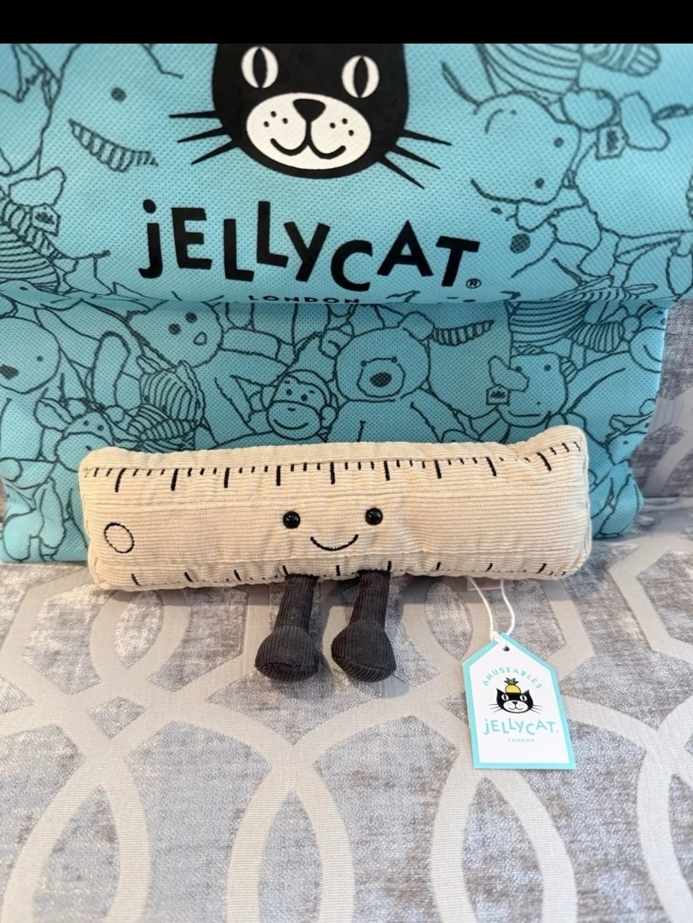 JELLYCAT Ruler & Pencil BNWT Authentic